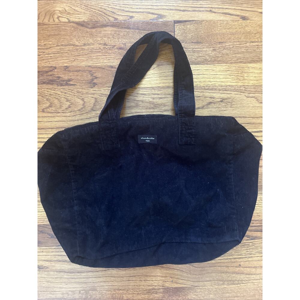 rive droite Paris Tote Velvet bag Shopper bag